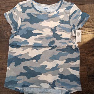 Softest Printed Scoop-Neck Tee for Girls- BNWT